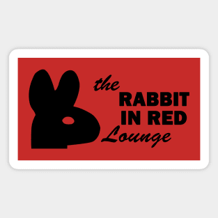 The Rabbit In Red Lounge Magnet